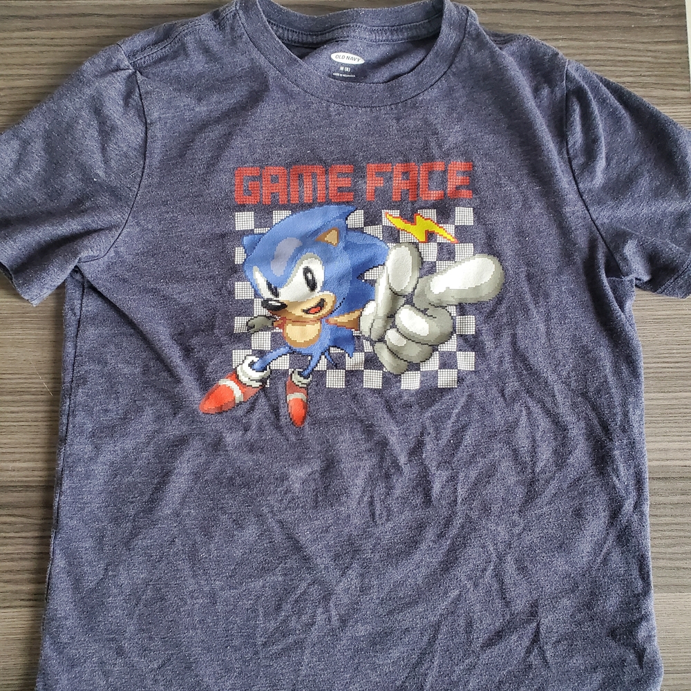 Old Navy Sonic Game Face Navy T-Shirt
